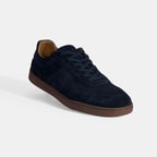 Erkek Lacivert Bağcıklı Süet Günlük Ayakkabı