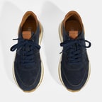 Erkek Lacivert Süet Bağcıklı Günlük Ayakkabı