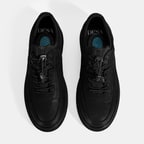 Erkek Siyah Bağcıklı Nubuk Deri Günlük Ayakkabı