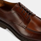 Erkek Taba Bağcıklı Deri Klasik Ayakkabı