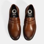 Erkek Taba Deri Loafer