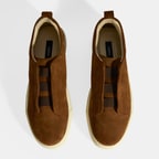 Erkek Taba Süet Deri Günlük Ayakkabı