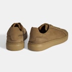 Erkek Vizon Bağcıklı Nubuk Deri Günlük Ayakkabı