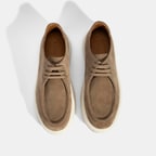 Erkek Vizon Bağcıklı Süet Deri Günlük Ayakkabı