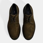 Erkek Yeşil Bağcıklı Süet Günlük Ayakkabı