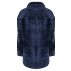 Etenia Mavi Kadın Kürk Ceket