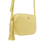 Ethan Sarı Kadın Deri Omuz Çantası