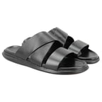 Evelin Siyah Erkek Deri Terlik