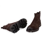 Everet Kahve Erkek Lastikli Deri Chelsea Bot