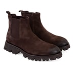 Everet Kahve Erkek Lastikli Deri Chelsea Bot
