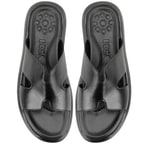 Fabiola Siyah Erkek Deri Terlik