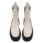 Fatmir Ekru Kadın Deri Bot