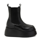 Fatmir Siyah Kadın Deri Bot