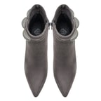 Fear Gri Kadın Topuklu Bot