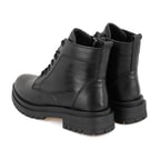 Fenris Siyah Kadın Fermuarlı Deri Bot