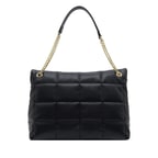 Fleur Siyah Zincir Detaylı Kadın Omuz Çantası