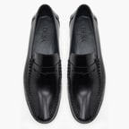 Frank Siyah Erkek Deri Loafer