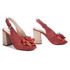 Freya Kadın Süet Topuklu Sandalet