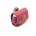 Fuşya Zincir Detaylı Deri Airpods Pro Kılıfı