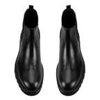 Gage Siyah Erkek Lastikli Deri Chelsea Bot