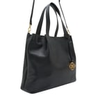 Galena Siyah Kadın Deri El Çantası