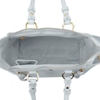 Garten Mavi Kadın Deri El Çantası