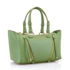 Garten Yeşil Kadın Deri El Çantası
