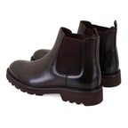 Gaven Kahve Erkek Lastikli Deri Chelsea Bot