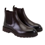 Gaven Kahve Erkek Lastikli Deri Chelsea Bot