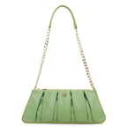 Geranie Yeşil Kadın Zincir Detaylı Deri Omuz Çantası