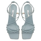 Gri Anthea Kadın Deri Sandalet