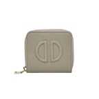 Gri D Logolu Kadın Deri Cüzdan