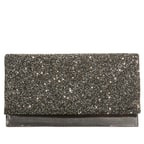 Gri Ernest Zincir Detaylı Kadın Gece Çantası