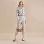 Gri Giolla Kadın Deri Gömlek