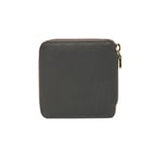 Gri Kare Kadın Deri Cüzdan