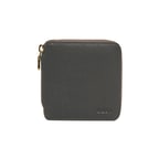 Gri Kare Kadın Deri Cüzdan