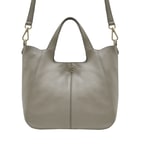 Gri Lauren Kadın Deri Omuz Askılı Çanta