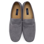 Gri Spiaggia Erkek Süet Loafer