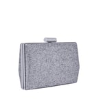 Gümüş Grass Zincir Detaylı Kadın Gece Çantası