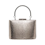 Gümüş Tulip Zincir Detaylı Kadın Gece Çantası