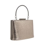 Gümüş Tulip Zincir Detaylı Kadın Gece Çantası