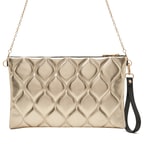 Guyana Gold Kadın Kapitone Portföy Çanta