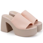 Haley Bej Kadın Platform Topuklu Terlik