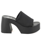 Haley Siyah Kadın Platform Topuklu Terlik