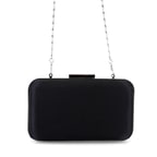 Hallie Siyah Kadın Parlak Taş Detaylı Gece Çantası