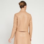 Hanna Bej Kadın Deri Ceket