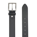 Harvey Siyah Erkek Vintage Spor Deri Kemer