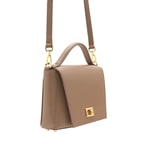 Haze Krem Kadın Deri El Çantası