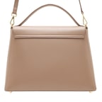 Helena Krem Kadın Deri El Çantası