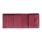 Heleno Bordo Kadın Deri Cüzdan